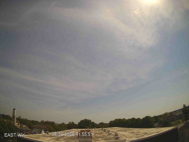 view from University Place Apartments - East Weather on 2026-08-30