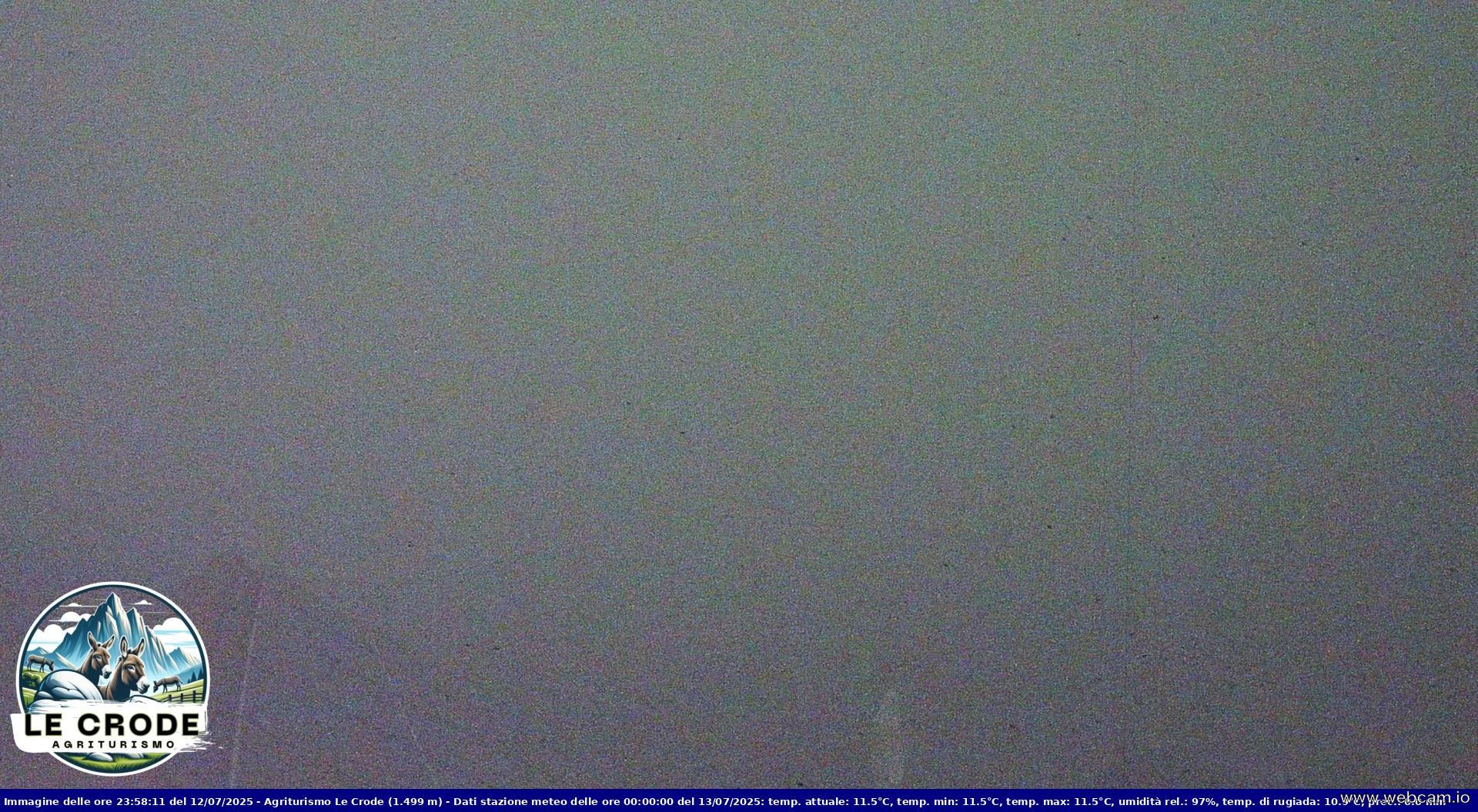 time-lapse frame, Agriturismo Le Crode - M. Pizzoc (TV) - 1499 m webcam