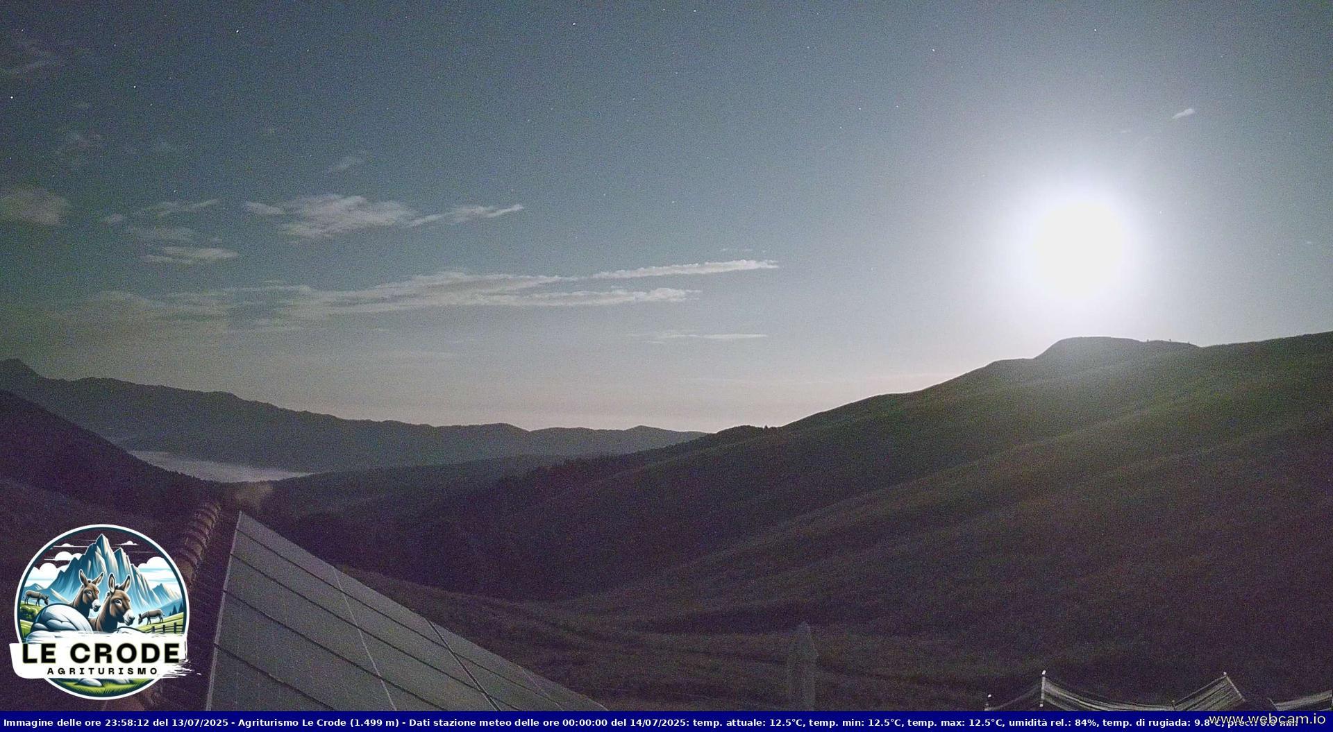 time-lapse frame, Agriturismo Le Crode - M. Pizzoc (TV) - 1499 m webcam
