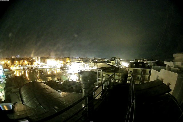 time-lapse frame, Oss. Met. di Gabicce Mare Puntamento Est webcam