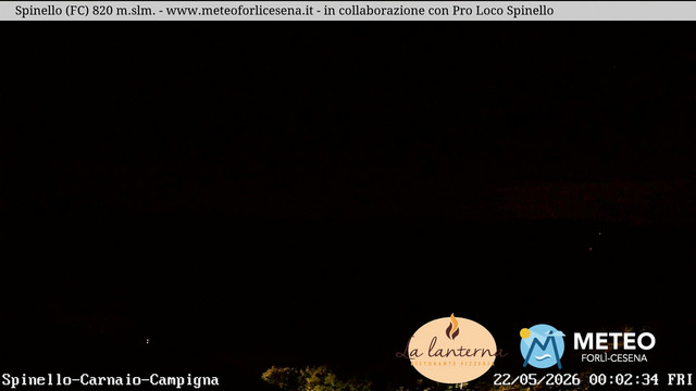 time-lapse frame, Spinello webcam