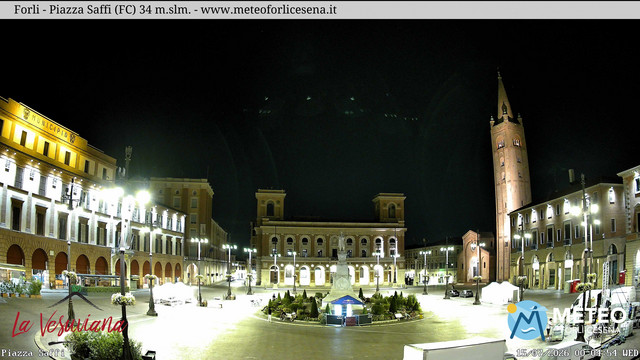 time-lapse frame, Forlì - Piazza Saffi webcam