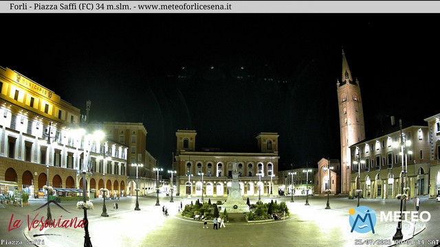 time-lapse frame, Forlì - Piazza Saffi webcam