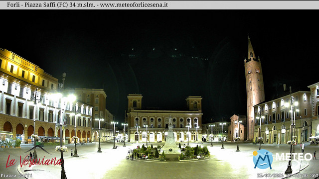 time-lapse frame, Forlì - Piazza Saffi webcam