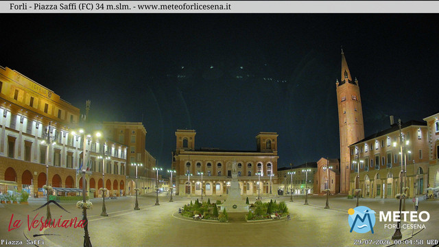 time-lapse frame, Forlì - Piazza Saffi webcam