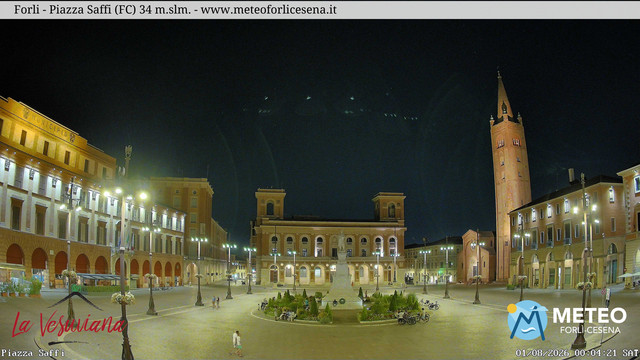 time-lapse frame, Forlì - Piazza Saffi webcam