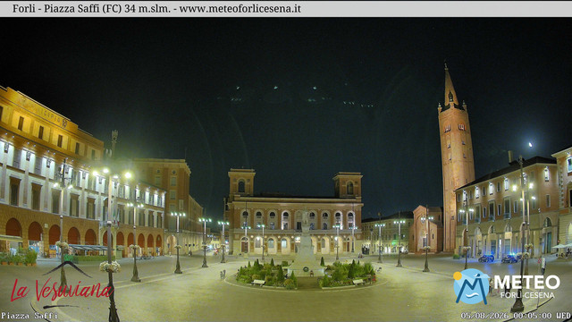 time-lapse frame, Forlì - Piazza Saffi webcam