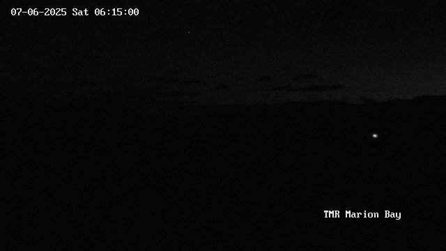 time-lapse frame, TMR - Marion Bay webcam