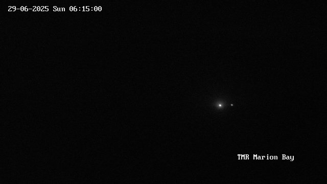 time-lapse frame, TMR - Marion Bay webcam