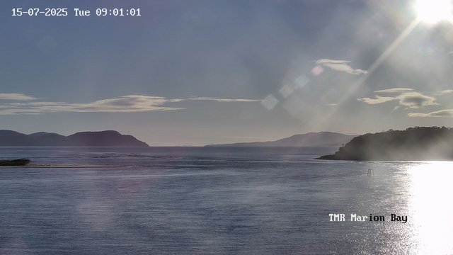 time-lapse frame, TMR - Marion Bay webcam