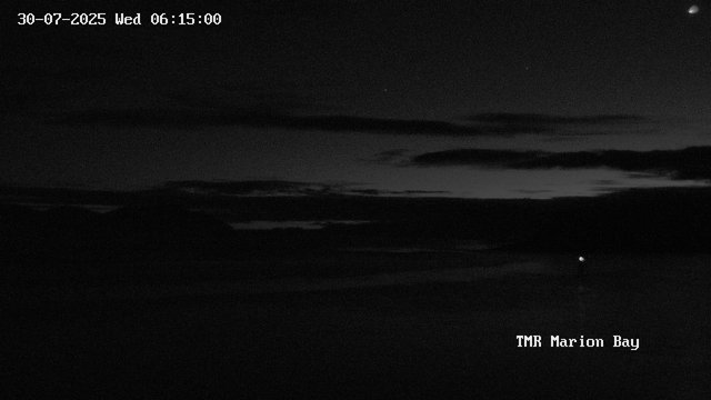 time-lapse frame, TMR - Marion Bay webcam