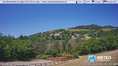 view from San Benedetto in Alpe on 2025-06-18
