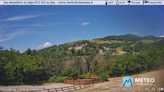 view from San Benedetto in Alpe on 2025-06-22