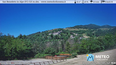 view from San Benedetto in Alpe on 2025-06-30