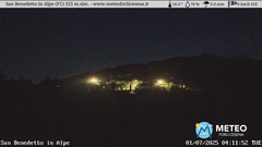 view from San Benedetto in Alpe on 2025-07-01