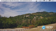 view from San Benedetto in Alpe on 2025-07-19