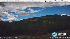 view from San Benedetto in Alpe on 2025-07-29