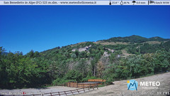 view from San Benedetto in Alpe on 2025-08-01