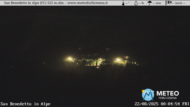 time-lapse frame, San Benedetto in Alpe webcam