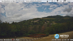 view from San Benedetto in Alpe on 2025-08-24