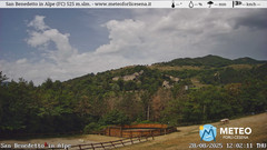view from San Benedetto in Alpe on 2025-08-28
