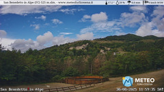 view from San Benedetto in Alpe on 2025-08-30
