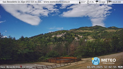 view from San Benedetto in Alpe on 2025-09-01