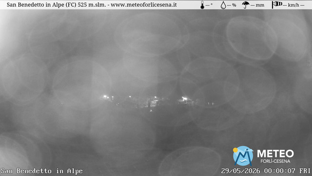 time-lapse frame, San Benedetto in Alpe webcam