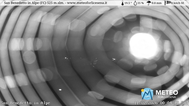 time-lapse frame, San Benedetto in Alpe webcam