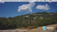 view from San Benedetto in Alpe on 2026-08-03