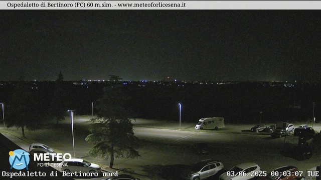 time-lapse frame, Ospedaletto di Bertinoro webcam