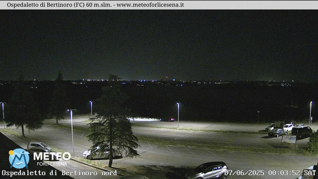 time-lapse frame, Ospedaletto di Bertinoro webcam