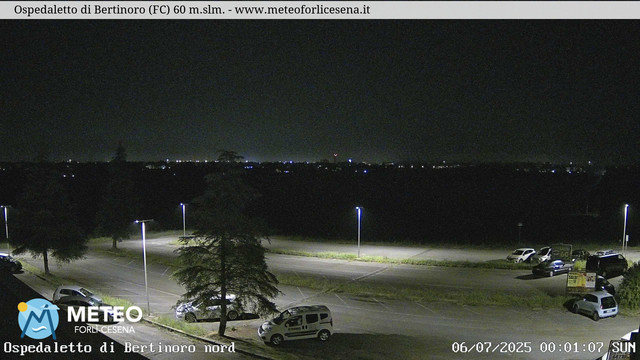 time-lapse frame, Ospedaletto di Bertinoro webcam