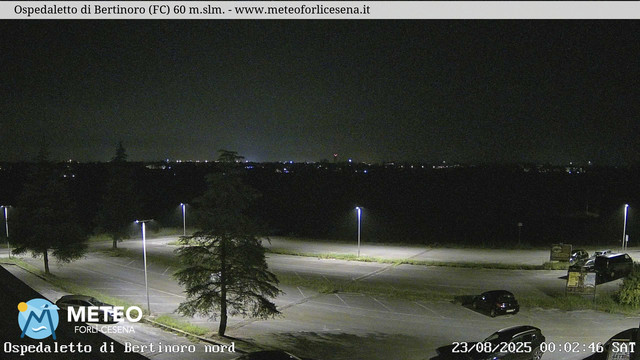 time-lapse frame, Ospedaletto di Bertinoro webcam