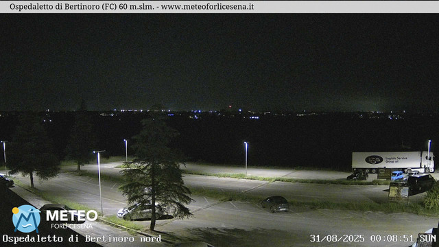 time-lapse frame, Ospedaletto di Bertinoro webcam