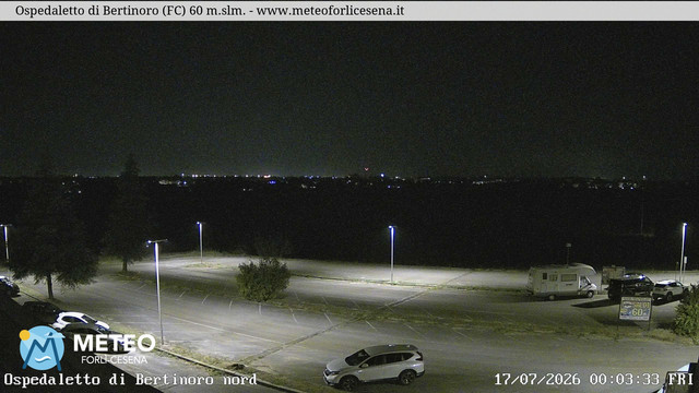 time-lapse frame, Ospedaletto di Bertinoro webcam