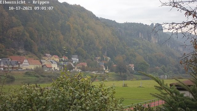 time-lapse frame, Webcam in Bad Schandau Sächsische Schweiz webcam