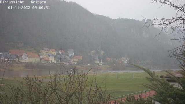 time-lapse frame, Webcam in Bad Schandau Sächsische Schweiz webcam