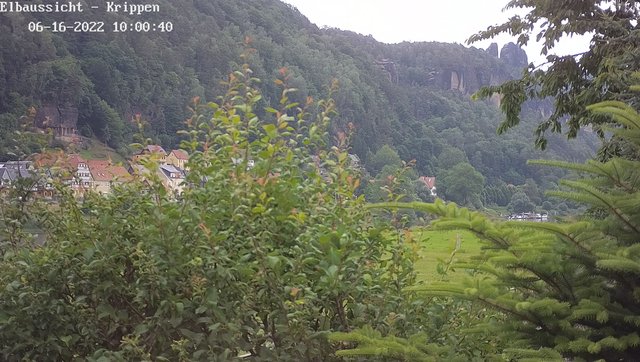 time-lapse frame, Webcam in Bad Schandau Sächsische Schweiz webcam