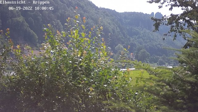 time-lapse frame, Webcam in Bad Schandau Sächsische Schweiz webcam