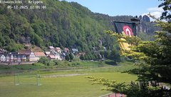 view from Webcam in Bad Schandau Sächsische Schweiz on 2025-05-12