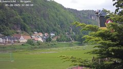 view from Webcam in Bad Schandau Sächsische Schweiz on 2025-05-20