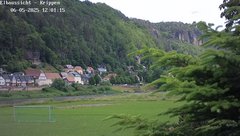 view from Webcam in Bad Schandau Sächsische Schweiz on 2025-06-05
