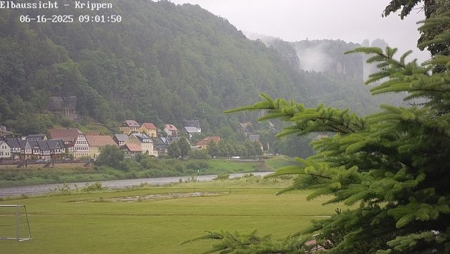 time-lapse frame, Webcam in Bad Schandau Sächsische Schweiz webcam