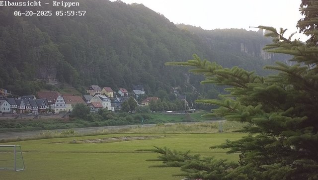 time-lapse frame, Webcam in Bad Schandau Sächsische Schweiz webcam
