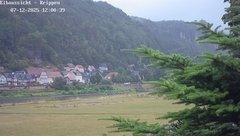 view from Webcam in Bad Schandau Sächsische Schweiz on 2025-07-12