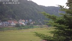 view from Webcam in Bad Schandau Sächsische Schweiz on 2025-07-15