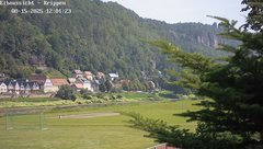 view from Webcam in Bad Schandau Sächsische Schweiz on 2025-08-15
