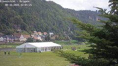 view from Webcam in Bad Schandau Sächsische Schweiz on 2025-08-16
