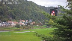view from Webcam in Bad Schandau Sächsische Schweiz on 2025-09-15